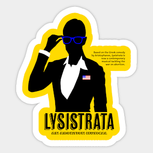 Lysistrata with Logo (Varient) Sticker